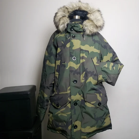 NWT Polo Ralph Lauren Camo Down Parka